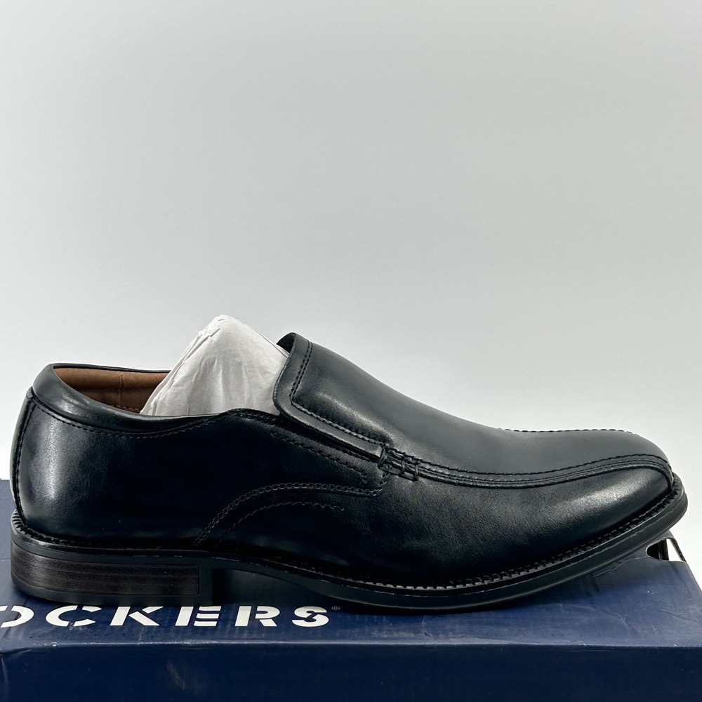 Dockers Greer Loafers Mens 10 M Black Bicycle Toe Slip On New Business Casual